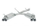 RAGAZZON DOUBLE REAR ROUND TERMINALS 2X70MM ALFA ROMEO GTV 916/SPIDER 3.0 V6 141KW-3.0 V6 24V 160/162KW 1995+