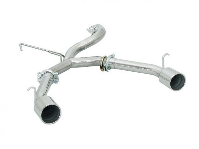 RAGAZZON REAR TUBE GR. N STAINLESS STEEL DOUBLE WITH ROUND TERMINALS 102MM ALFA ROMEO GTV 916/SPIDER 2.0 V6 TURBO 148KW 1995+