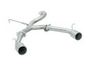 RAGAZZON REAR TUBE GR. N DOUBLE ROUND TERMINALS 102MM ALFA ROMEO GTV 916/SPIDER 3.0 V6 141KW-3.0 V6 24V 160/162KW 1995+