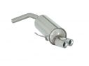 RAGAZZON STAINLESS STEEL REAR WITH ROUND TERMINALS 2X70MM ALFA ROMEO 156 1.9JTD 77/81/85/103/110KW BERLINA + SPORTWAGON 1997+