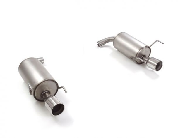 RAGAZZON DOUBLE STAINLESS STEEL REAR WITH ROUND TERMINALS 102MM ALFA ROMEO 159 2.4JTDM 20V 147/154KW + SPORTWAGON 09/2005-2011