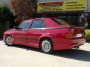 RAGAZZON STAINLESS STEEL REAR WITH ROUND TERMINAL 80MM ALFA ROMEO 75 1.8 TURBO EVOLUZIONE 1987-1991