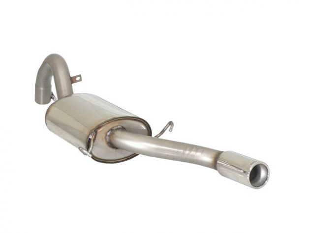 RAGAZZON STAINLESS STEEL REAR WITH ROUND TERMINAL 80MM ALFA ROMEO 75 3.0I V6 AMERICA 1985-1993