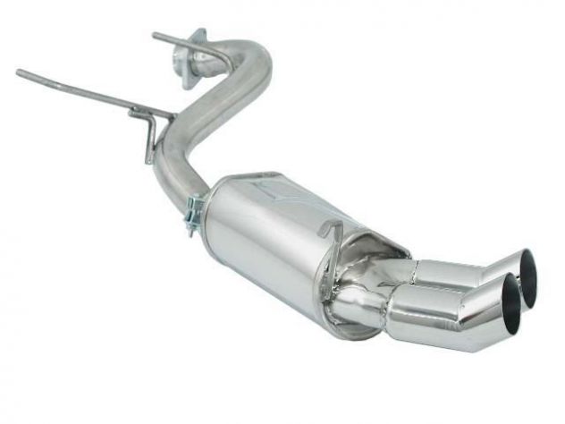 RAGAZZON STAINLESS STEEL REAR WITH ROUND TERMINAL DTM 2X70MM ALFA ROMEO GTV 916/SPIDER 2.0 V6 TURBO 148KW 1995+