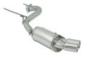 POSTERIORE INOX TERMINALI ROTONDI 2X70MM RAGAZZON ALFA ROMEO GTV 916/SPIDER 2.0 V6 TURBO 148KW 1995+