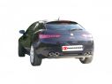 RAGAZZON DOUBLE STAINLESS STEEL REAR WITH 2/2 X 115X70MM STAGGERED OVAL TERMINALS ALFA ROMEO BRERA 939 2.2 JTS 01/2006+