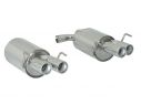 POSTERIORE INOX SDOPPIATO TERMINALI ROTONDI 2X76MM SFALSATI RAGAZZON ALFA ROMEO BRERA 939 3.2JTS V6 - 3.2JTS V6 Q4 01/2006+