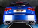 RAGAZZON CENTRAL TUBE NOT SILENCED + REAR DOUBLE OVAL TERMINALS 4/108X70MM AUDI S3 8V S3 SPORTBACK QUATTRO 2.0TFSI 221KW 2013-16