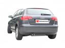 RAGAZZON DOUBLE REAR 90MM ROUND TERMINALS AUDI A3 8P A3 SPORTBACK 1.6I 75KW-1.6 FSI 85KW-2.0 FSI 110KW 09/2004+