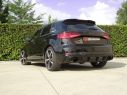 TUBO CENTRALE SENZA SILENZIATORE+POST. SDOPPIATO TERMINALI 152X102MM NERO +VALVOLE AUDI RS3 8V SPB 2.5TFSI QUATTRO 294KW 2019-20