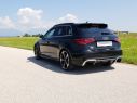 CENTRAL TUBE NOT SILENCED + REAR DOUBLE TERMINALS 152X102MM BLACK +VALVES AUDI RS3 8V SPORTBACK 2.5TFSI QUATTRO 270KW 2015-17