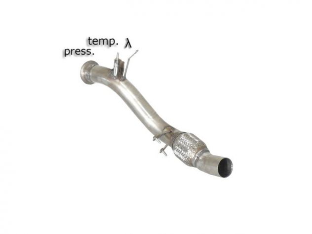 RAGAZZON REPLACEMENT TUBE 2ND CATALYST AND PARTICULATE FILTER GR. N INOX BMW SERIE5 E60 BERLINA 520D 130KW 2007-09/2010