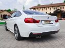 POSTERIORE INOX SDOPPIATO TERMINALI ROTONDI 90MM SPORT LINE RAGAZZON BMW SERIE4 F32 COUPÈ 420D - 420D XDRIVE 135KW 2013-2015