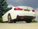 RAGAZZON DOUBLE STAINLESS STEEL REAR WITH 90MM ROUND TERMINALS BMW SERIE4 F32 COUPÈ 420D - 420D XDRIVE 135KW 2013-2015