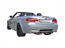 POSTERIORE INOX SDOPPIATO TERMINALI ROTONDI 2X80MM RACE LINE SFALSATI RAGAZZON BMW M3 E93 CABRIO 4.0 V8 309KW 09/2007+