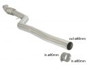 TUBO CENTRALE GR.N INOX SENZA SILENZIATORE RAGAZZON BMW SERIE1 F20 M135I 235KW - N55 2011-2015