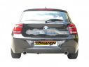 RAGAZZON STAINLESS STEEL REAR WITH ROUND TERMINAL 90MM BMW SERIE1 F20 118D - XD 105KW - N47 2011-2015