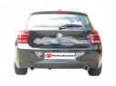 RAGAZZON STAINLESS STEEL REAR WITH ROUND TERMINAL 90MM BMW SERIE1 F20 120D - XD 135KW - N47 2011-2015