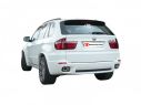 RAGAZZON DOUBLE STAINLESS STEEL REAR WITH 135X90MM SPORT LINE OVAL TERMINALS BMW X5 E70 40D XDRIVE 225KW 2010-2013