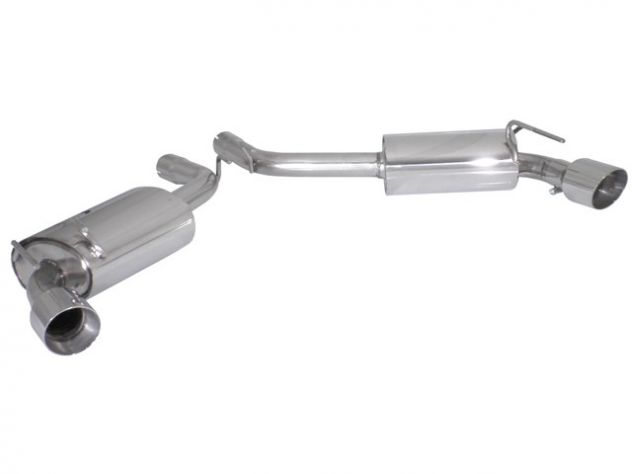 RAGAZZON DOUBLE STAINLESS STEEL REAR WITH ROUND TERMINALS 102MM SPORT LINE CHEVROLET CAMARO RS 3.6 V6 224KW 2009-2015