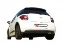 TUBO CENTRALE INOX SENZA SILENZIATORE RAGAZZON CITROEN DS3 RACING 1.6 TURBO THP 149/152KW 11/2010-2014