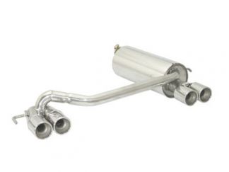 RAGAZZON DOUBLE STAINLESS STEEL REAR WITH ROUND TERMINALS 2X80MM CITROEN C2 1.6 VTR - 1.6 16V VTS 80/90KW 10/2003+