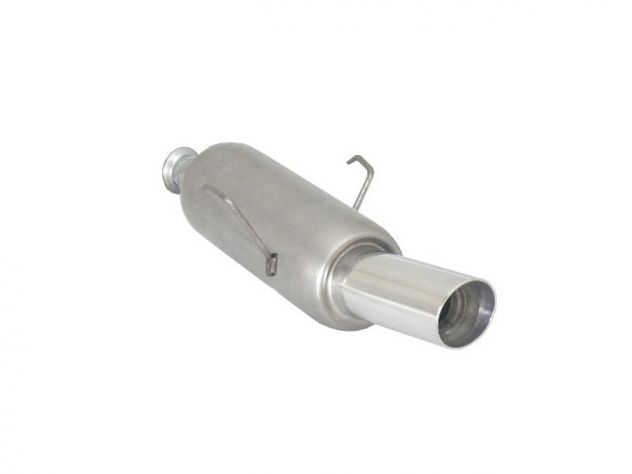 RAGAZZON STAINLESS STEEL REAR WITH ROUND TERMINAL 90MM SPORT LINE CITROEN SAXO VTS 1.1 37KW 1999+