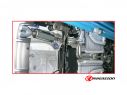 POSTERIORE INOX TERMINALI ROTONDI 2X80MM SFALSATI RAGAZZON CITROEN DS3 RACING 1.6 TURBO THP 149/152KW 11/2010-2014