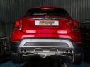 RAGAZZON DOUBLE STAINLESS STEEL REAR WITH 135X90MM SPORT LINE OVAL TERMINALS FIAT 500X 334 2.0MJT 4X4 103KW 2015-2018