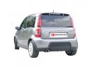 POSTERIORE INOX SDOPPIATO TERMINALI ROTONDI 90MM RAGAZZON FIAT PANDA II 169 1.4 16V 100HP 10/2006+