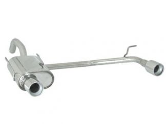 RAGAZZON DOUBLE STAINLESS STEEL REAR WITH 90MM ROUND TERMINALS FIAT PANDA II 169 1.2 44/51KW 09/2003-2012