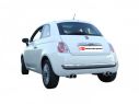 POSTERIORE INOX TERMINALI ROTONDI CENTRALI 2X70MM RAGAZZON FIAT 500 312 1.3 MJET 55KW 02/2007-2010