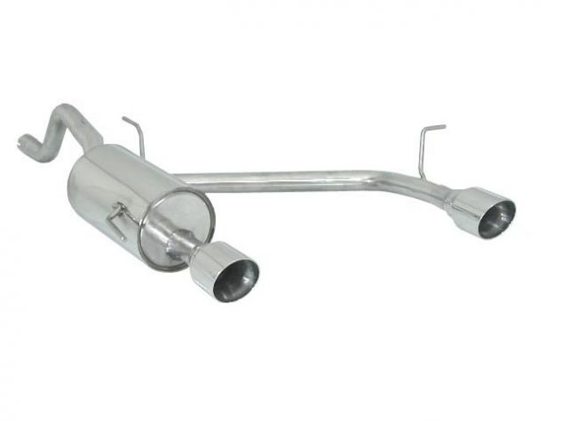 RAGAZZON DOUBLE STAINLESS STEEL REAR WITH ROUND TERMINALS 102MM SPORT LINE FIAT GRANDE PUNTO 199 1.4 TJET 88KW 2007+