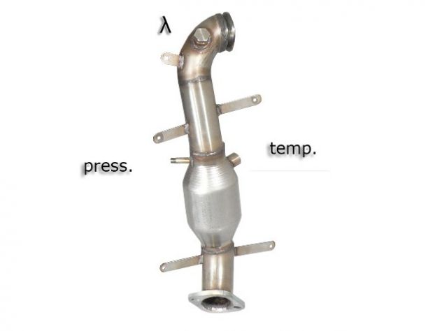 RAGAZZON CATALYST GR. N WITH PARTICULATE FILTER REPLACEMENT HOSE FIAT BRAVO II 198 1.6 MULTIJET 77/88KW 2008+