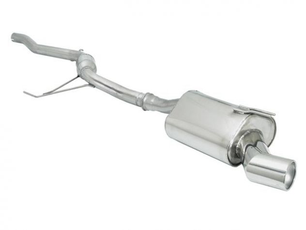 CENTRALE + POSTERIORE CON TERMINALE ROTONDO 102 MM INOX RAGAZZON FIAT COUPÈ 175 2.0 20V TURBO 162KW 1996-2001