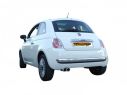 RAGAZZON STAINLESS STEEL REAR WITH OVAL TERMINAL 115X70MM FIAT 500 312 1.3 MJET 55/70KW 2010-2015