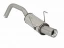 RAGAZZON REAR INOX GR. N WITH ROUND TERMINAL 80MM FIAT 500 312 1.4 16V 74KW 07/2007-2013