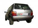 POSTERIORE INOX CON TERMINALE ROTONDO 80MM RAGAZZON FIAT UNO 1° SERIE 1301CC TURBO IE KAT. 1986+8/1989