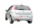 RAGAZZON STAINLESS STEEL REAR WITH OVAL TERMINAL 110X65MM SPORT LINE FIAT PUNTO EVO 199 1.3 MULTIJET 55/66/70KW 10/2009+