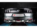 CENTRALE SENZA SILENZIATORE+POSTERIORE SDOPPIATO TERMINALI 102MM FORD MUSTANG MK6 COUPÈ 5.0 V8 GT 310KW DIAM.76MM 2015-2017