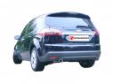 POSTERIORE INOX SDOPPIATO TERMINALI ROTONDI 90MM RAGAZZON FORD S-MAX 2.0TDCI DPF 120KW 2010+