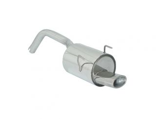 RAGAZZON STAINLESS STEEL REAR WITH OVAL TERMINAL 115X70MM FORD KA RU 1.3 TDCI DPF 55KW 01/2009+