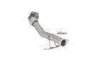 DOWNPIPE INOX - LINEA MAGGIORATA DIAM. 76MM RAGAZZON FORD FOCUS MK2 DA3 RS 2.5 TURBO 224KW DIAM.76MM 2009+