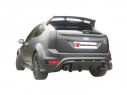 RAGAZZON DOUBLE STAINLESS STEEL REAR WITH ROUND TERMINALS 102MM SPORT LINE FORD FOCUS MK2 DA3 RS500 2.5 TURBO 257KW 2010+