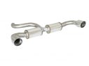 RAGAZZON REAR INOX GR. N SPLIT WITH ROUND TERMINALS 102MM SPORT LINE FORD FOCUS MK2 DA3 2.5 ST 165KW 01/2005 +