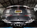 RAGAZZON DOUBLE STAINLESS STEEL REAR WITH ROUND TERMINALS 90MM CARBON FORD MUSTANG MK5 5.0 V8 307KW 2011+