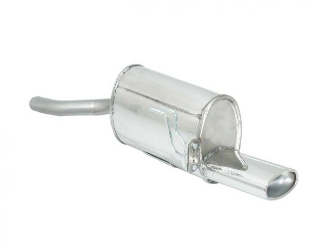 RAGAZZON STAINLESS STEEL REAR WITH OVAL TERMINAL 115X70MM LANCIA Y 1.2 16V LS/LX 63KW 1997-2001