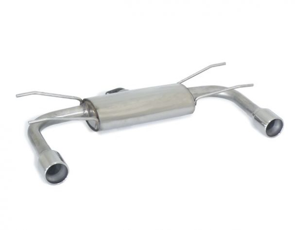 RAGAZZON DOUBLE STAINLESS STEEL REAR WITH 90MM ROUND TERMINALS MAZDA MX-5 NC ROADSTER - COUPÈ 1.8 93KW 2006+