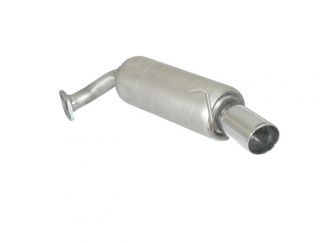 RAGAZZON STAINLESS STEEL REAR WITH ROUND TERMINAL 90MM SPORT LINE MAZDA 6 GH 2.0CD DPF 103KW + WAGON 04/2008+