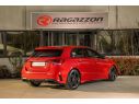 RAGAZZON REAR TUBE GR. N SPLIT ROUND TERMINALS 4/100MM STAGGERED CARBON MERCEDES CLASSE A W177 A220 140KW 4MATIC 07/2018-20